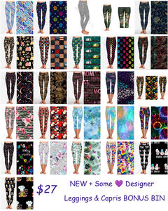 NEW + Some 💜 Designer Leggings & Capris BONUS BIN