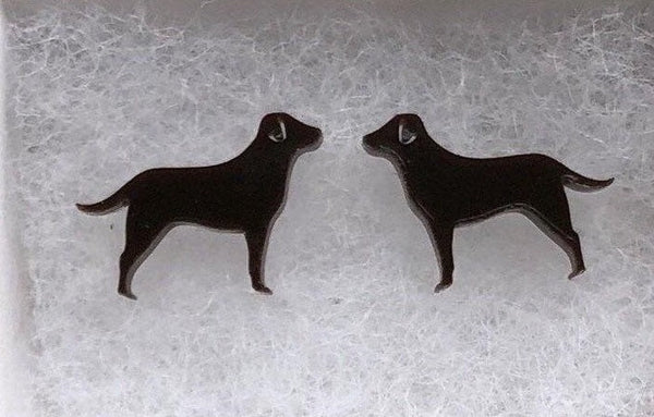 9925 Dog EARRINGS - Stud  HQ-3ADD ON