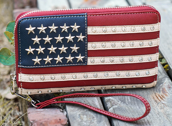 6891 MTW Pride Of America Wristlet Wallet HQ-N156