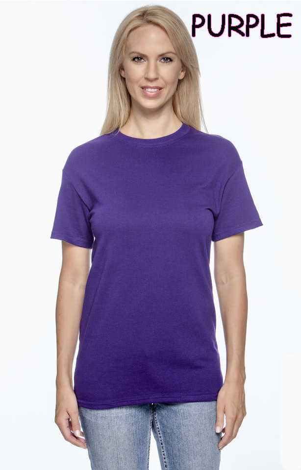 20412 1/4S Gildan Unisex PREM T in PURPLE HQ-Q14 G