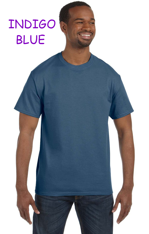 20441 1/4S Gildan Unisex PREM T in INDIGO BLUE HQ-Q25C G
