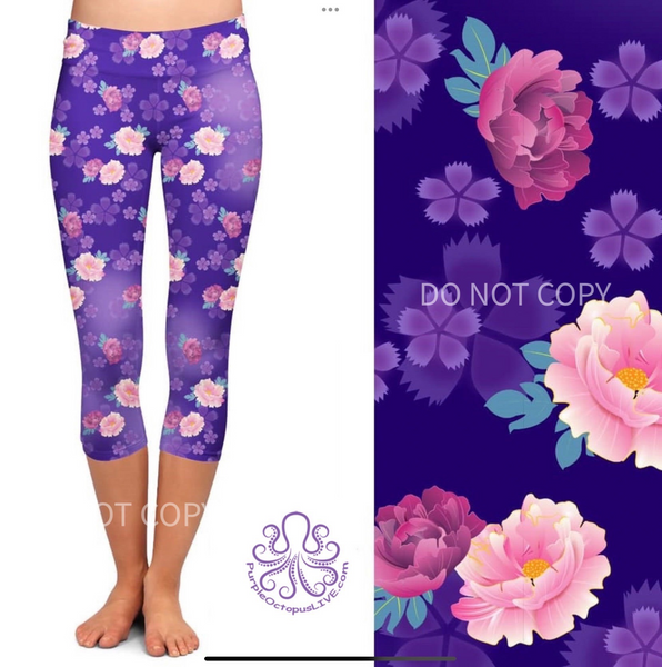 234c Floral Showers DESIGNER CAPRIS HQ-BBA1 SO