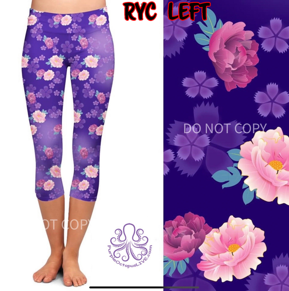 234c Floral Showers DESIGNER CAPRIS HQ-BBA1 SO