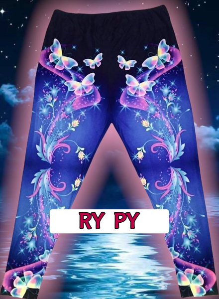 237 Butterfly Bliss DESIGNER LEGGINGS HQ-HA13T G