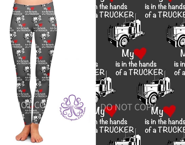262 Hands of A Trucker DESIGNER LEGGINGS HQ-BBA1