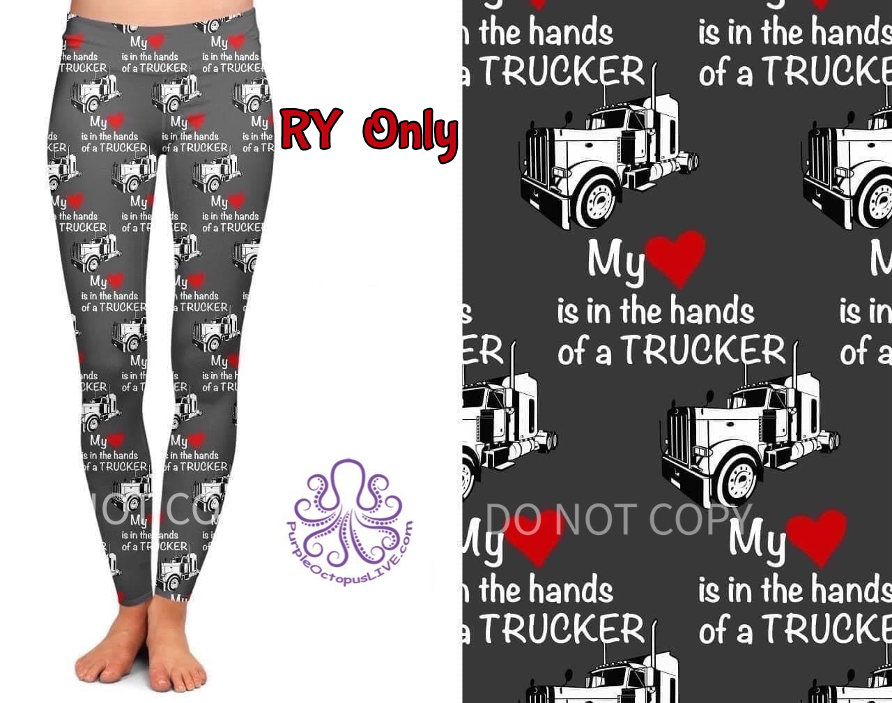 262 Hands of A Trucker DESIGNER LEGGINGS HQ-BBA1