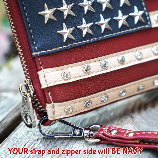 6891 MTW Pride Of America Wristlet Wallet HQ-N156