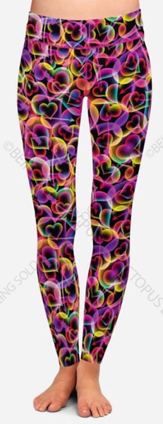 7121 Cupids Arrow DESIGNER LEGGINGS HQ-FEB14Green