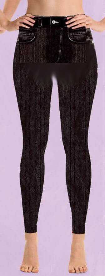 7169 DK Denim Look DESIGNER LEGGINGS or CAPRI HQ-N64C