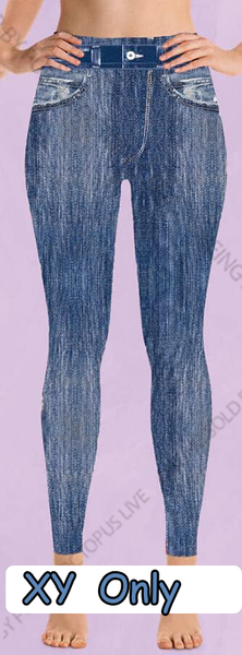 7170 Denim Look DESIGNER LEGGINGS HQ-PBB SO G
