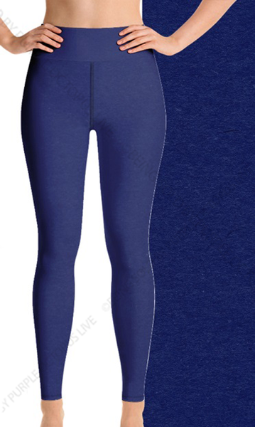 7228 Dk Blue Heather DESIGNER LEGGINGS HQ-N16A G