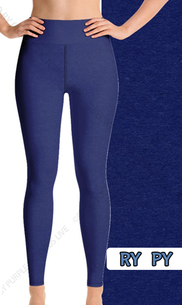 7228 Dk Blue Heather DESIGNER LEGGINGS HQ-N16A G