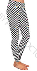 7242 Colors Checked DESIGNER LEGGINGS HQ-BBOK