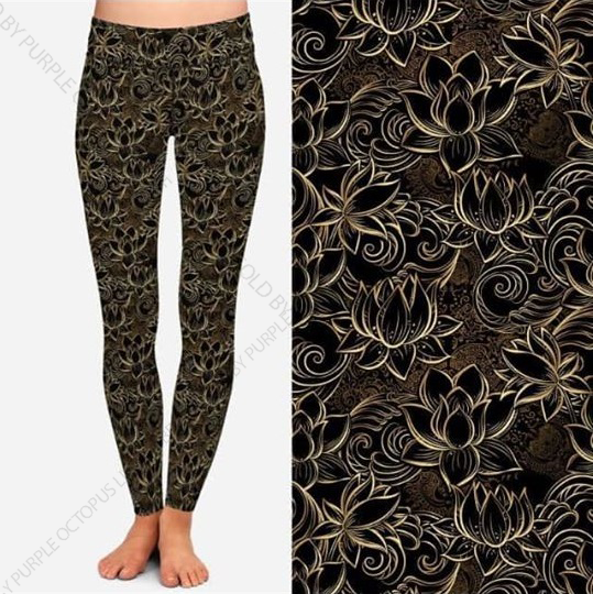 7346 Golden Classic DESIGNER LEGGINGS HQ-HA2C G
