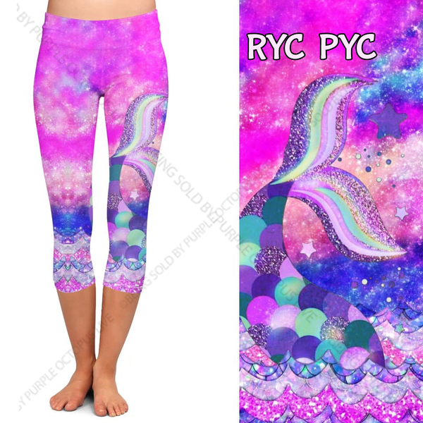 7392 Glitter Tail DESIGNER LEGGINGS HQ-PBB