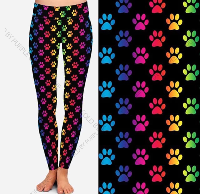 7431 Paw Spectrum DESIGNER LEGGINGS HQ-BBOK