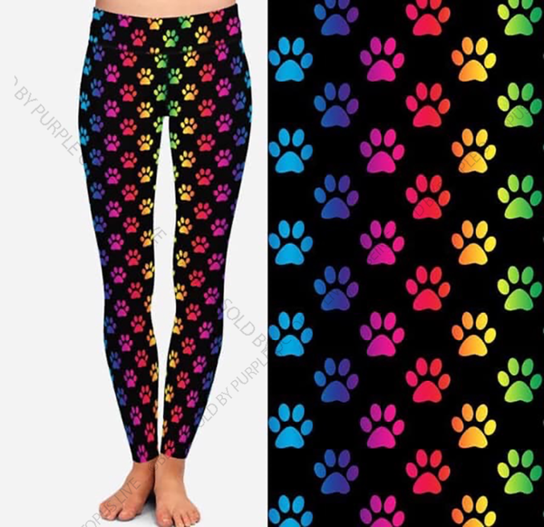 7431 Paw Spectrum DESIGNER LEGGINGS HQ-BBOK