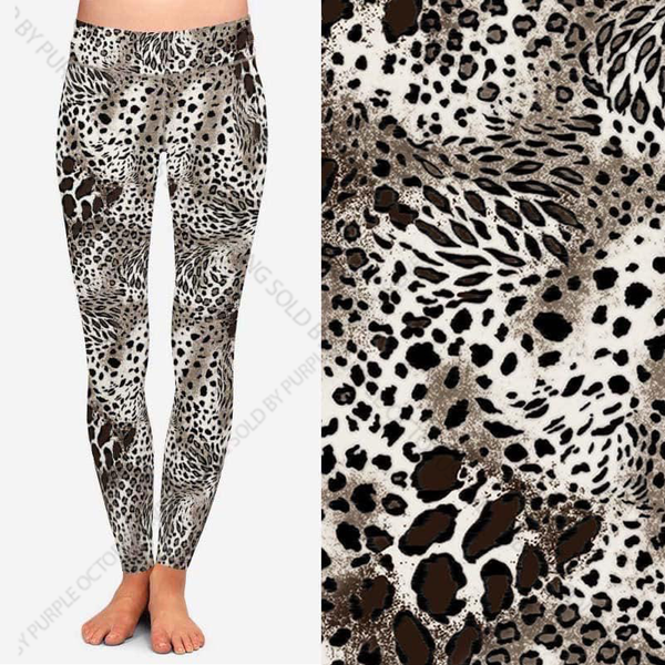 7545 Lots of Leopard DESIGNER LEGGINGS HQ-N59B G