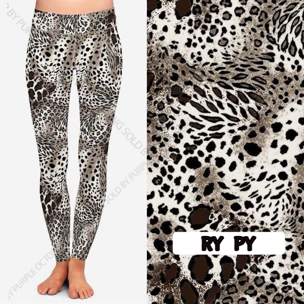 7545 Lots of Leopard DESIGNER LEGGINGS HQ-N59B G