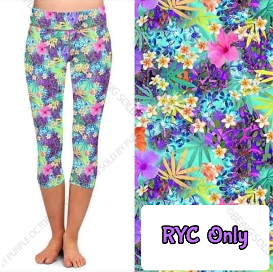 7601 Tropic Paradise DESIGNER LEGGINGS HQ-PBB