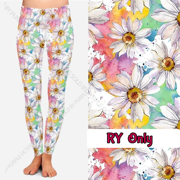 7621 Flower Power DESIGNER LEGGINGS HQ-PBB