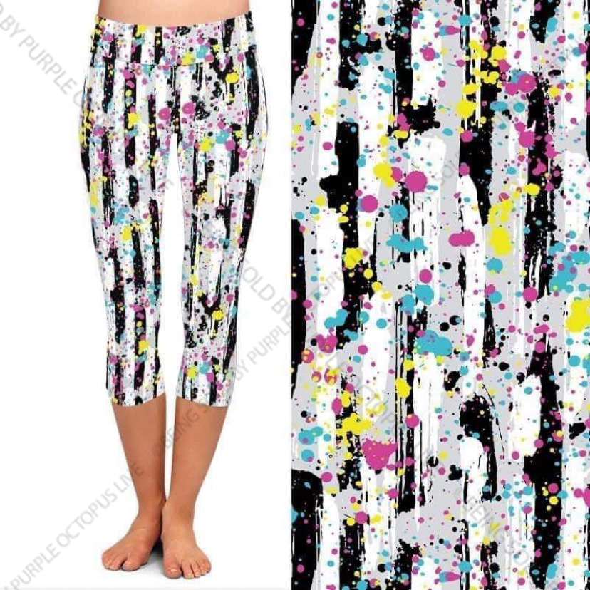 7715c Splatter & Strokes DESIGNER CAPRIS HQ-T116B