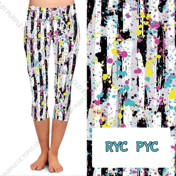 7715c Splatter & Strokes DESIGNER CAPRIS HQ-T116B