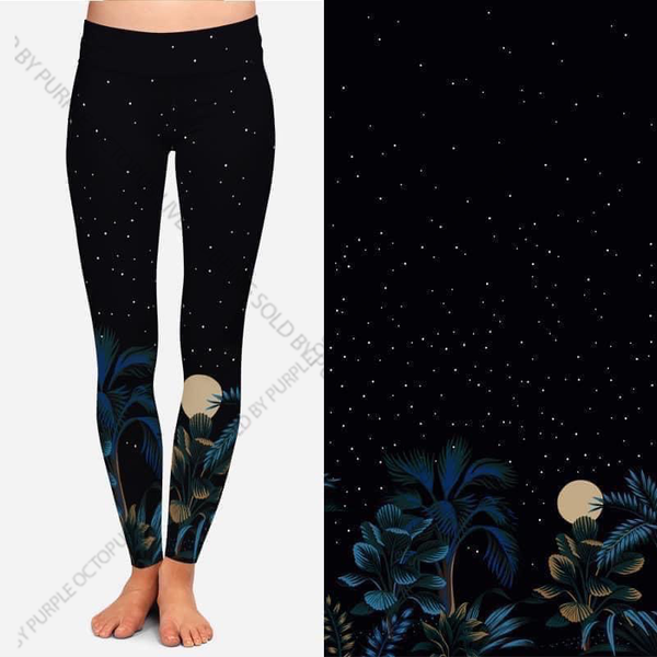 7719 Night Sky DESIGNER LEGGINGS HQ-AA7A
