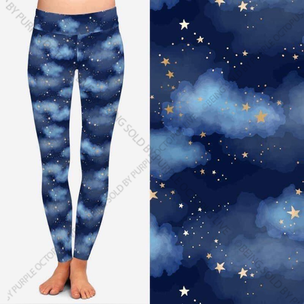7721 Sally's Shining Star B DESIGNER LEGGINGS HQ-N148T G