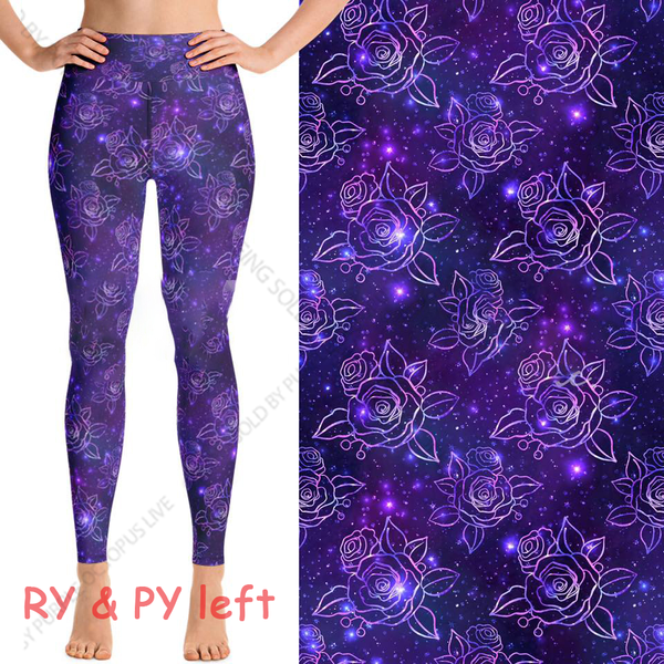 804 Galaxy Roses DESIGNER LEGGINGS HQ-HA18A G