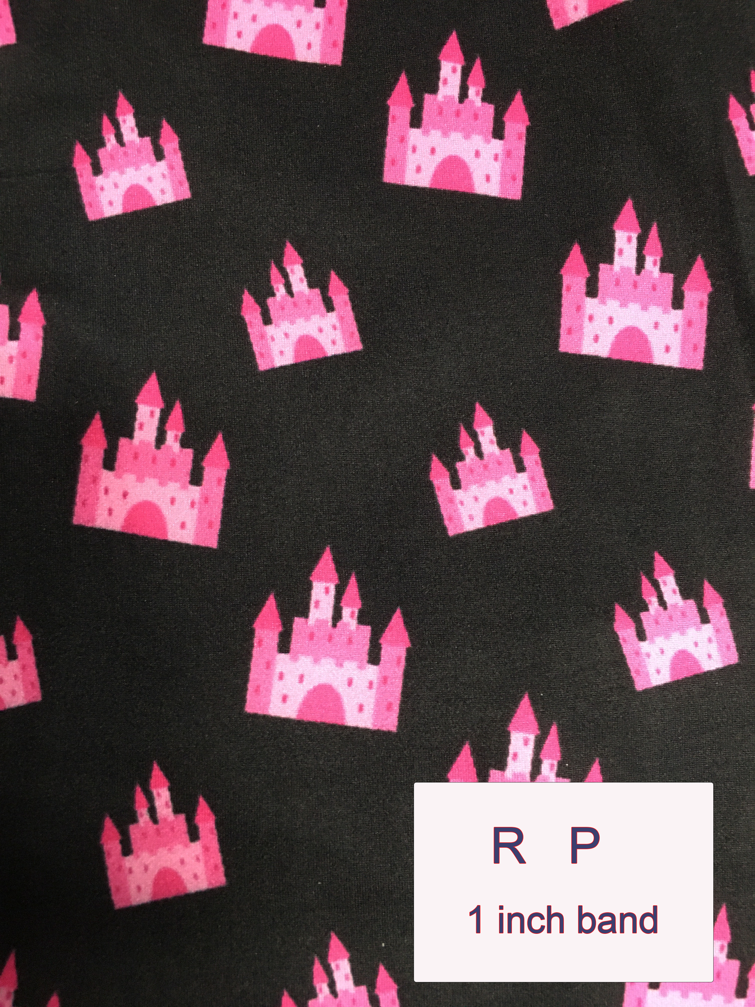 9107 Pink Castles DESIGNER LEGGINGS HQ-P19