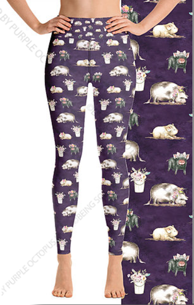 9165 Here Piggy Piggy DESIGNER LEGGINGS HQ-PBB SO G