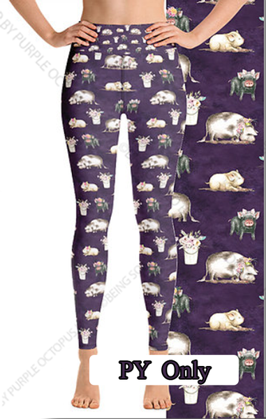9165 Here Piggy Piggy DESIGNER LEGGINGS HQ-PBB SO G