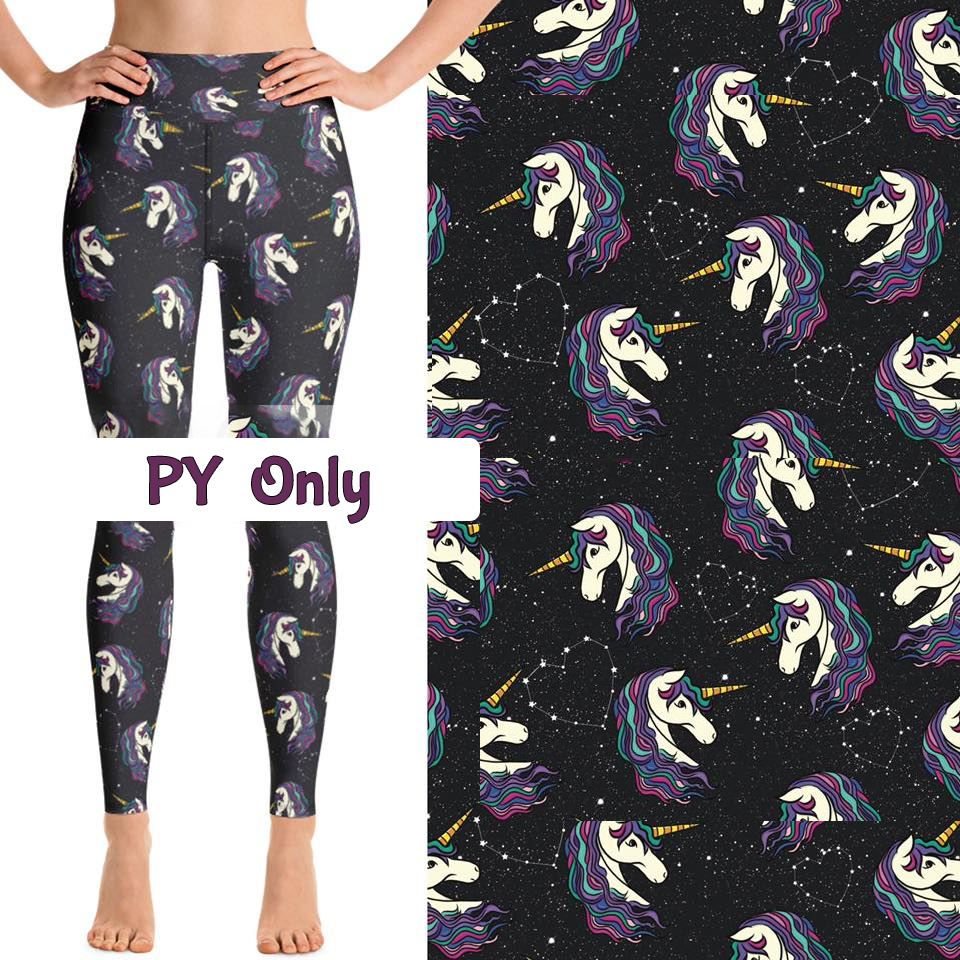 9167 Unicorn Bust DESIGNER LEGGINGS HQ-BBA2