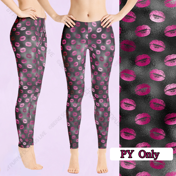 9180 Kiss Me Pink DESIGNER LEGGINGS HQ-FEB14 SO G
