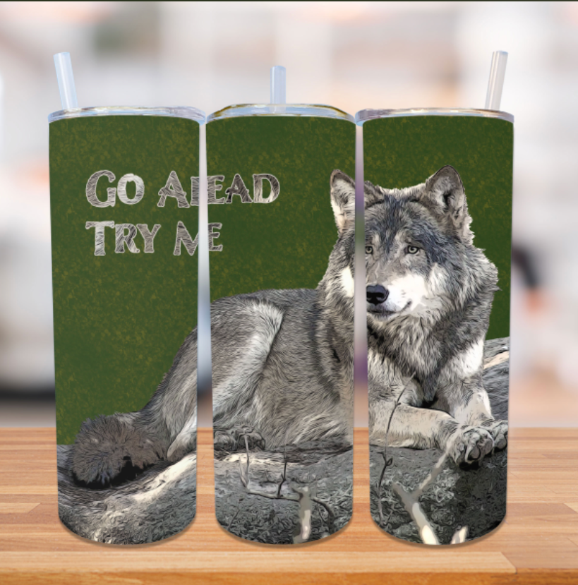 919 20oz Spirit Animal - Wolf TUMBLER HQ-R12