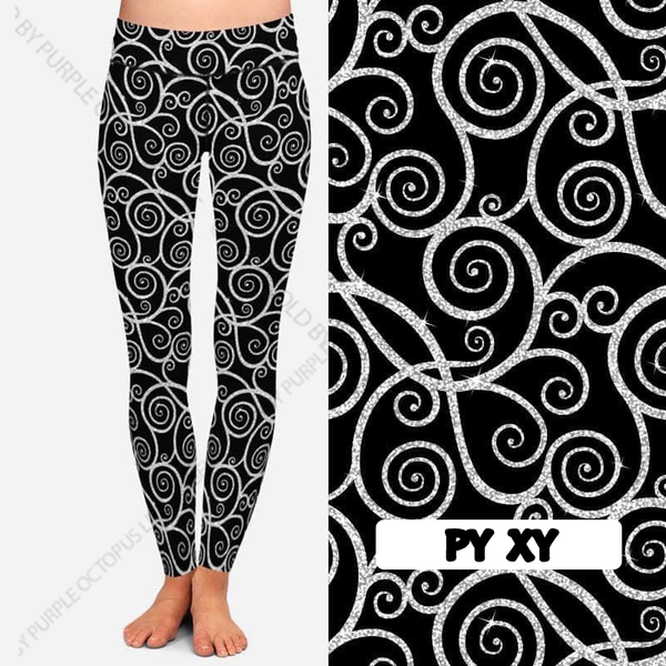 9291 Intertwined DESIGNER LEGGINGS HQ-PBB G