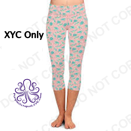 9302 Turtles on Coral DESIGNER CAPRIS HQ-BBA1