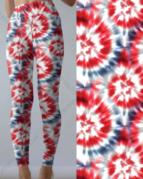 9311 RWB Swirl TD w PKTS DESIGNER LEGGINGS HQ-PBB SO G