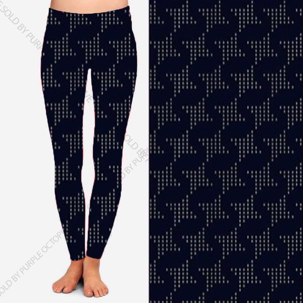 9332 Star or Streamer DESIGNER LEGGINGS HQ-PBB G