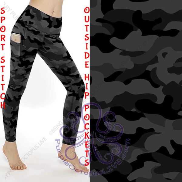9369 Camo A SSP DESIGNER LEGGINGS HQ-N43B G