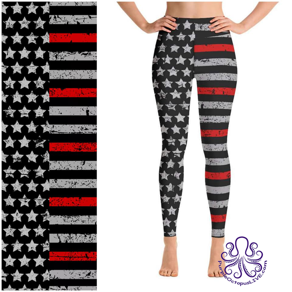 9379 4th Thin Red Line DESIGNER LEGGINGS HQ-BBA1