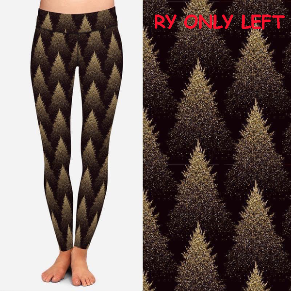 9484 Gold Trees DESIGNER LEGGINGS HQ-BBOKDS SO