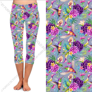 9485c Hummingbird Floral DESIGNER CAPRI HQ-A43Tbb SO