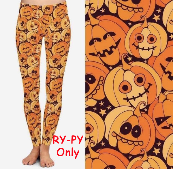 9519 Pumpkins & Stars DESIGNER LEGGINGS HQ-BBOK