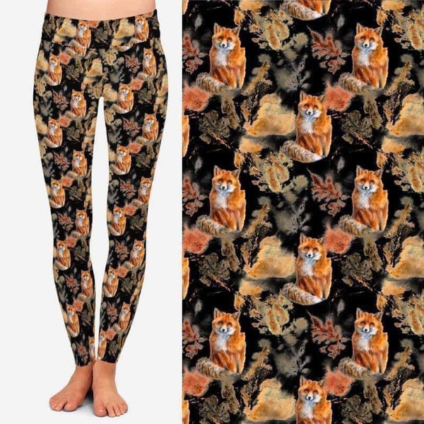 9521 Fall Fox DESIGNER LEGGINGS HQ-BBOK