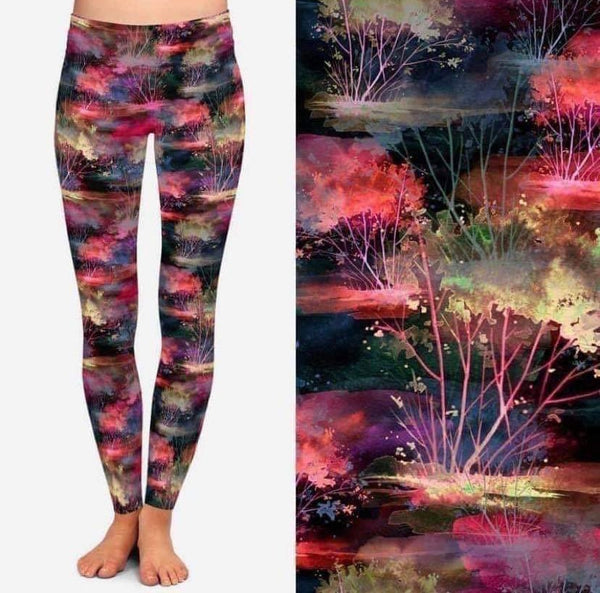 9522 Creepy Forest DESIGNER LEGGINGS HQ-BBOK