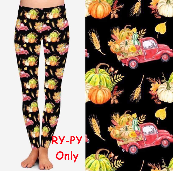 9524 Fall Trucks DESIGNER LEGGINGS HQ-BBOK