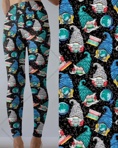 9544 Caffeinate Then Educate DESIGNER LEGGINGS HQ-PBB