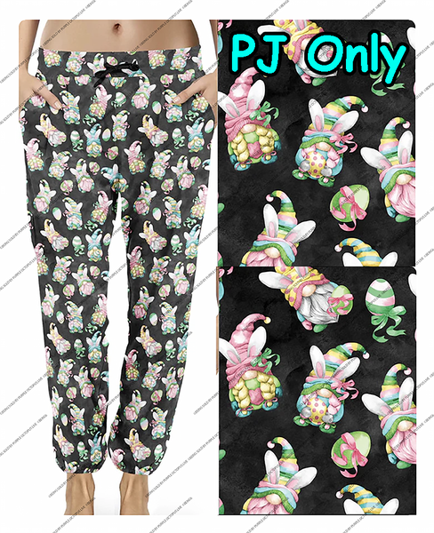9575 Bunny Gnomes DESIGNER JOGGERS HQ-EASTER